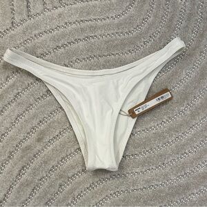 COPY - Skims White Bikini Bottom